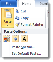 Word-home-tab-paste-commands