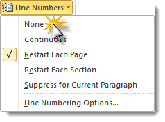 Word-line-numbers-none
