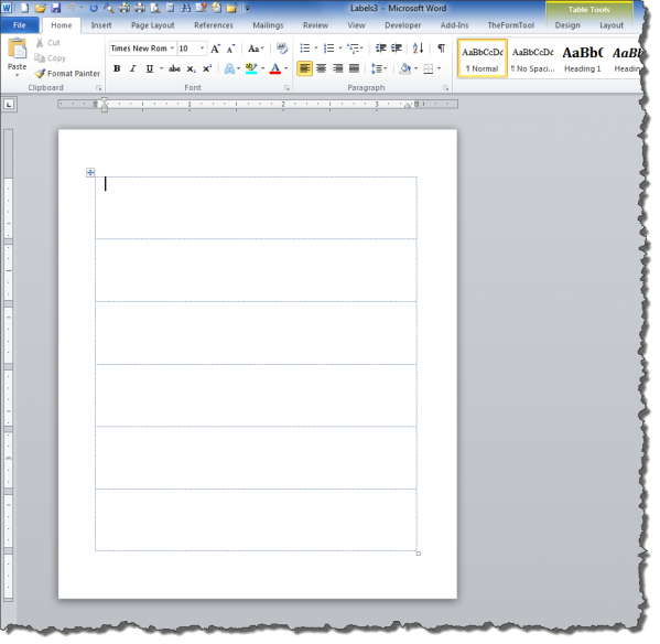 Microsoft Word 4x6 Envelope Template