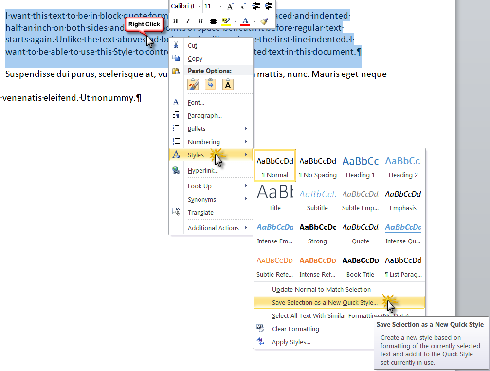 Creating New Styles In Microsoft Word Legal Office Guru