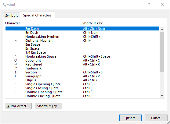 microsoft word formatting marks 2016