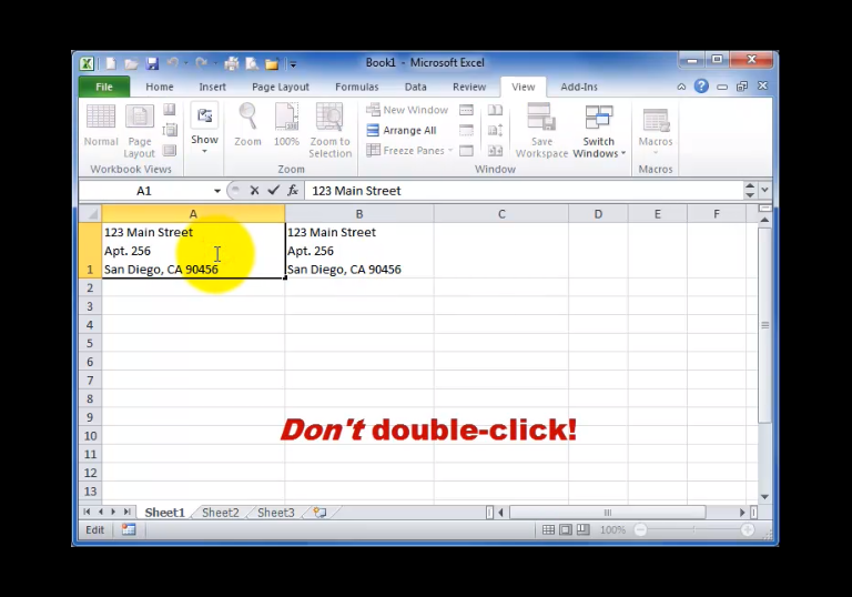 How to put multiple lines into cells in Microsoft Excel - Legal Office Guru