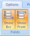 Show From and Show BCC buttons in Microsoft Outlook