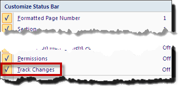 Customize-Status-Bar-Track-Changes