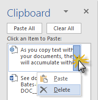 Word-2016-clipboard-delete-entry