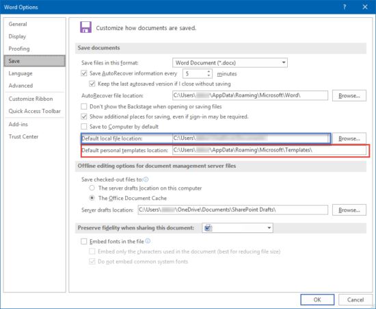 Office 2016 mac template locations