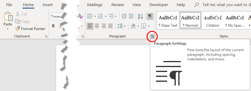 put double space between numbered paragrapghs in word 2016 for mac